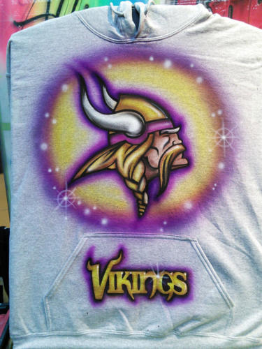 Custom Vikings design, adult medium sweatshirt